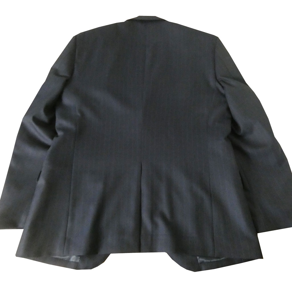 【お取り寄せ商品】エルメネジルド ゼニア(Ermenegildo Zegna) スーツ 春夏秋 メンズ シングルスーツ 2つボタン ビジネススーツ ネイビー ストライプ 1413 　AB5 AB6