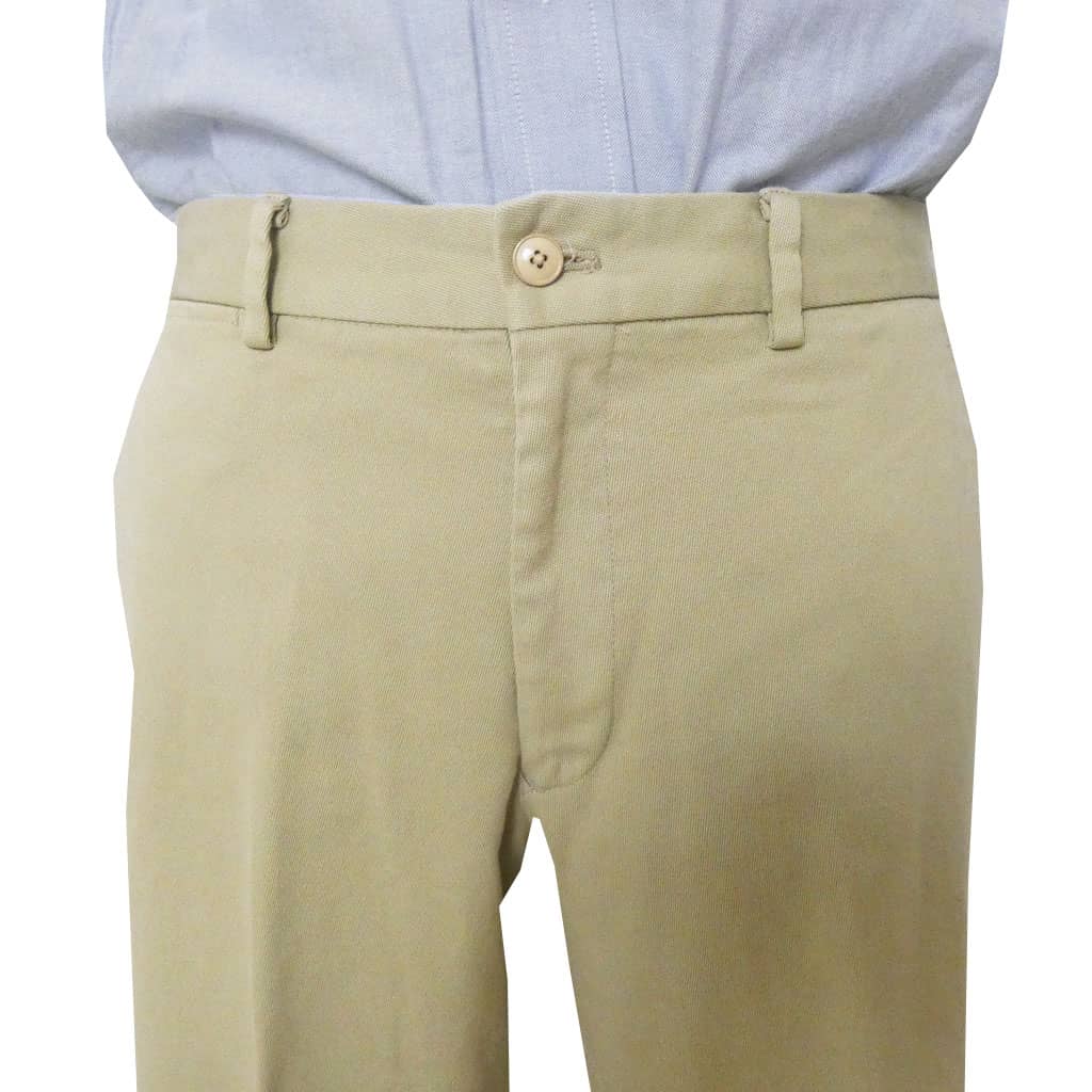 J.PRESS(ジェイプレス) コットンパンツ メンズ ノータック スラックス ベージュ ストレッチ 1033  82cm