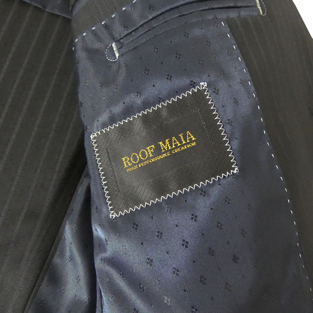 【お取り寄せ商品】エルメネジルド ゼニア(Ermenegildo Zegna) スーツ 春夏秋 メンズ シングルスーツ 2つボタン ビジネススーツ ブラック ストライプ 1203 　A5 A6 A7