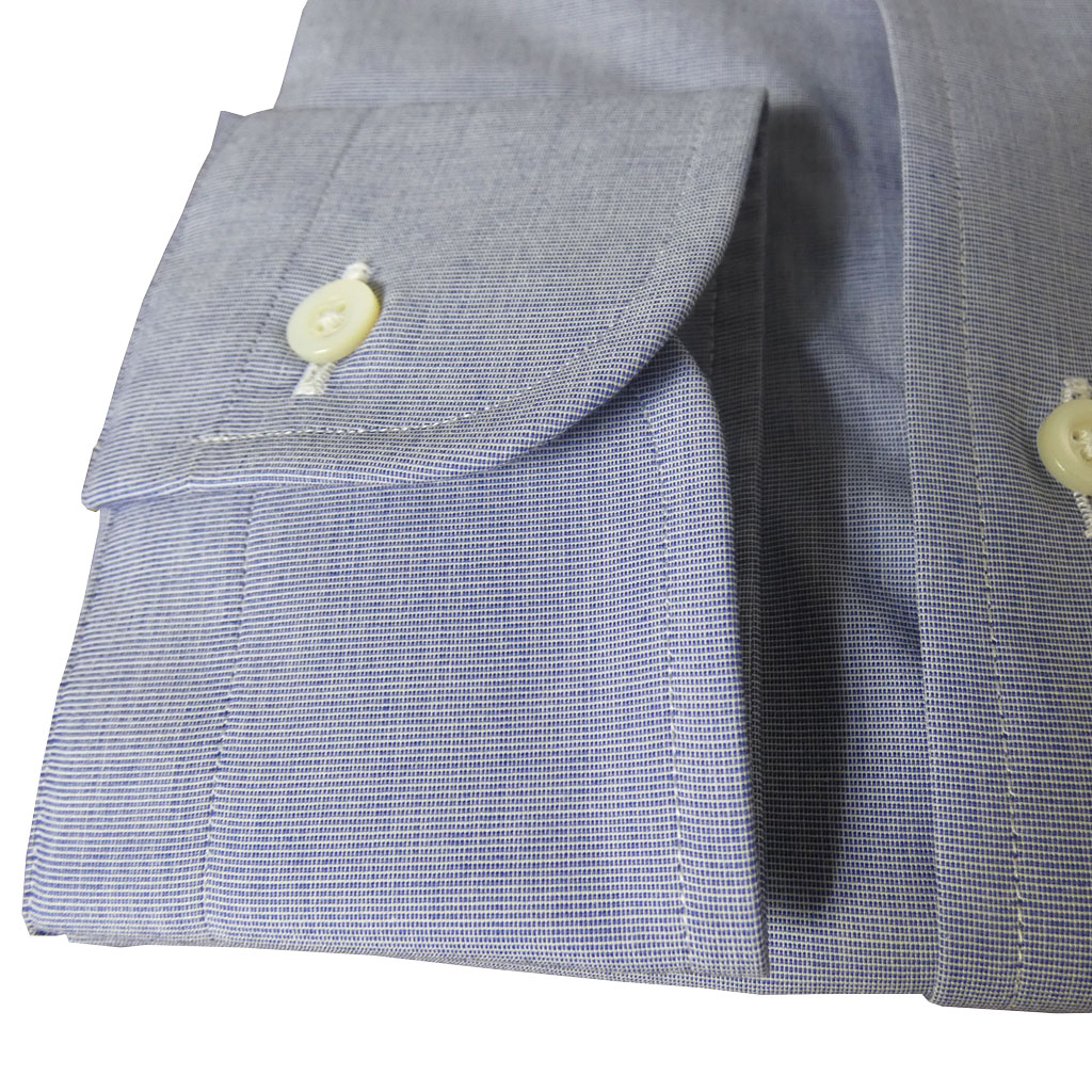 【形態安定】ジェイプレス (J.PRESS) ボタンダウンシャツ メンズ長袖シャツ 紺系 ネイビー系 エンドオンエンド  2075 （衿39cm-裄丈84cm）（衿41cm-裄丈85cm）