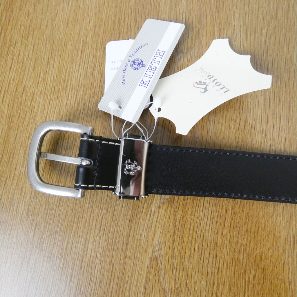 新品未タグ付きWEINHEIMER 牛革　ベルト　KIETH　定価　16500円 KIETH(キース)の日本製 牛革ベルト 3819 ブラック フリーサイズ