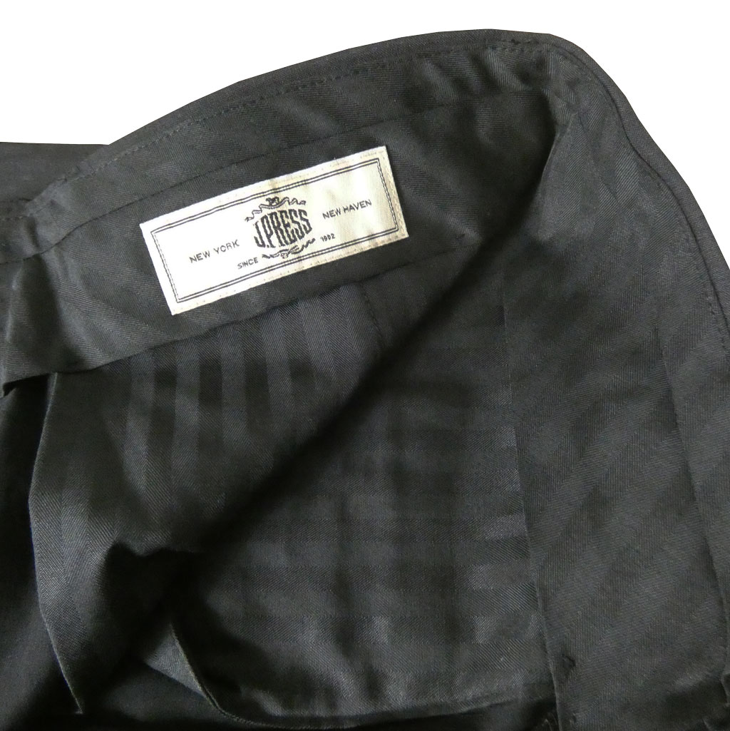 メンズ ジェイプレス (J.PRESS） 春夏 ノータック パンツ スラックス チャコールグレー無地 8004  79cm 82cm 85cm 88cm 91cm 94cm