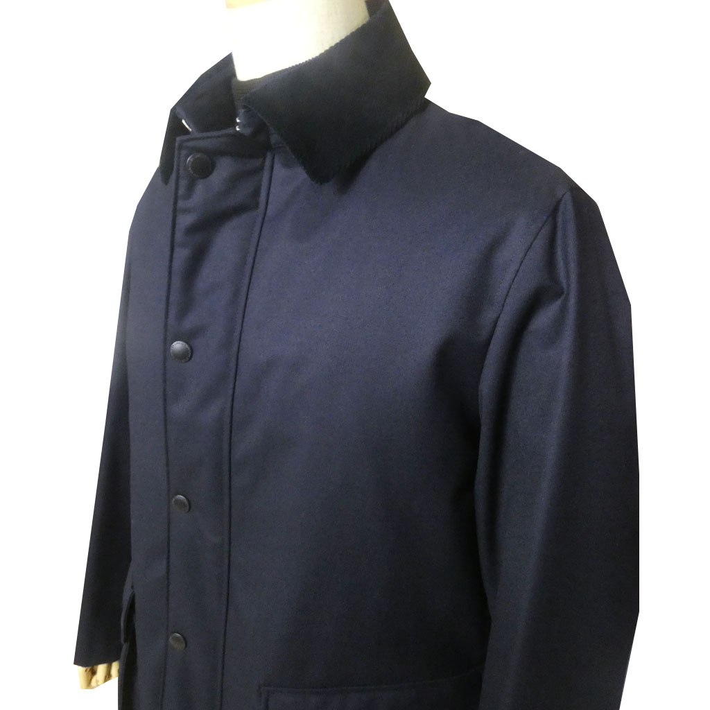 ジェイプレス (J.PRESS) ライナー付きジップアップ ブルゾン ネイビー 2075   L