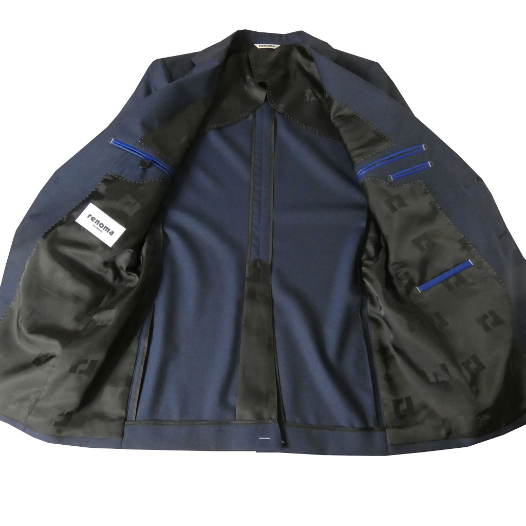 【お取り寄せ商品】renoma HOMME（レノマ オム）春夏秋 スーツ ブルー系 5085　A4 A5 A6 AB5 AB6