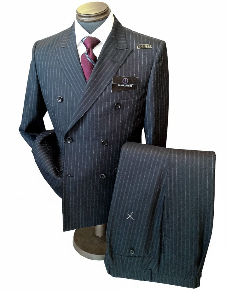 E868 M A4 クリスチャンディオール ストライプ ダブル スーツ メンズ E868 M A4 クリスチャンディオール ストライプ ダブル スーツ