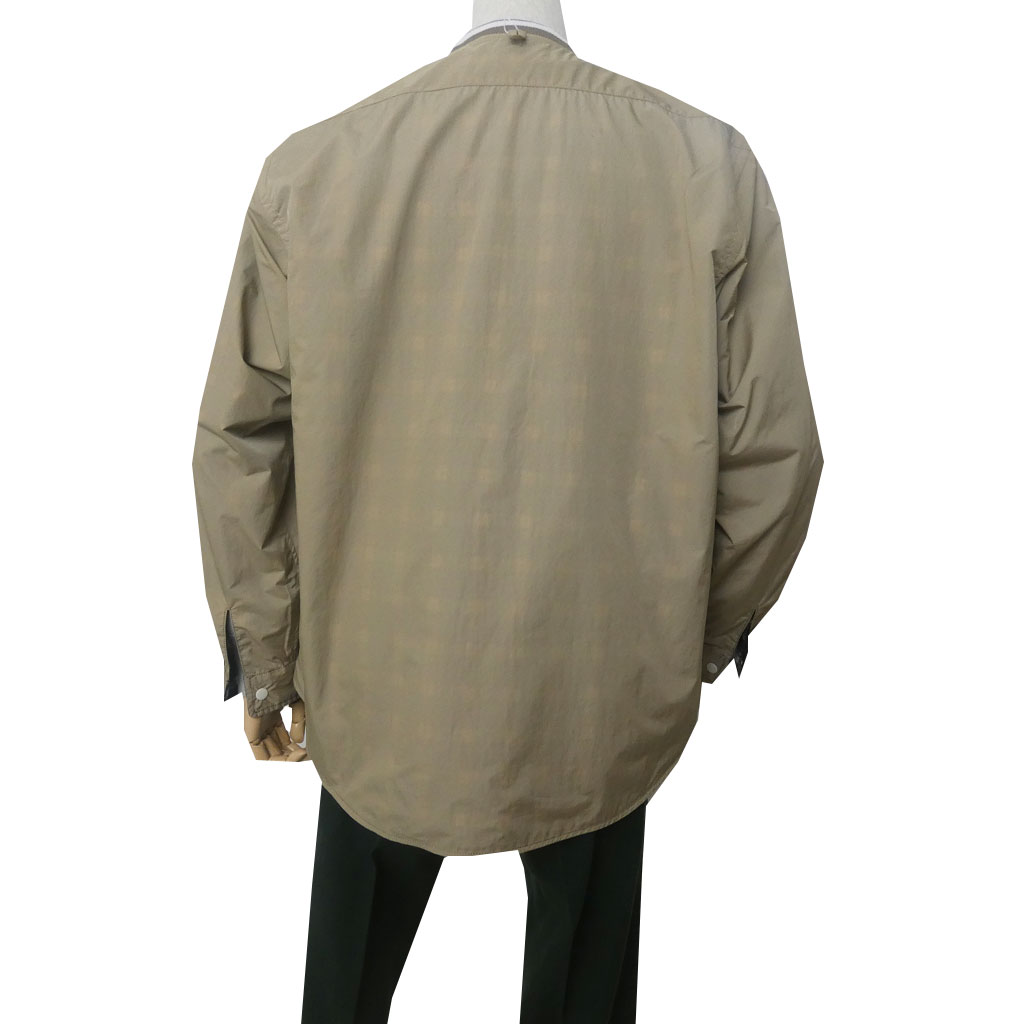 J.PRESS(ジェイプレス) マルチチェック×ナイロンタフタワッシャー リバーシブルシャツ 3365  L