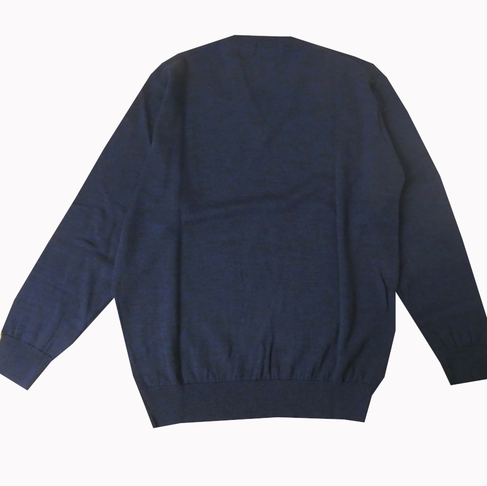 BON GIOVANE（ボンジョバネ）のVネックセーター ネイビー 0399 Mサイズ