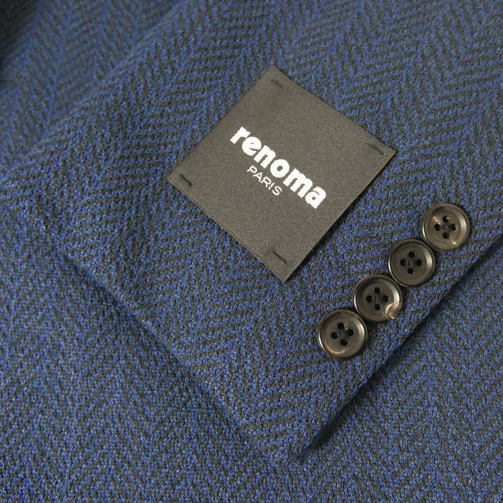 renoma ネイビー シングルサマージャケット renoma ネイビー