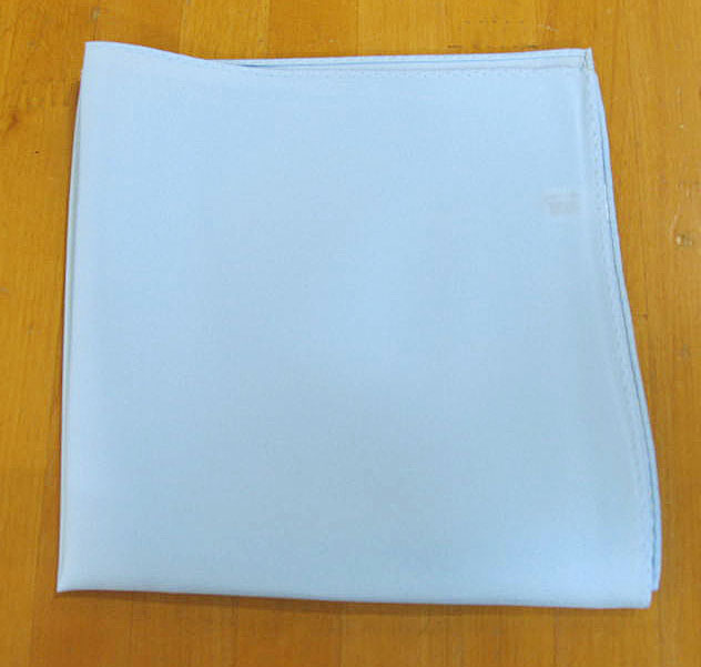 ポケットチーフ メンズ フォーマル用 ライトブルー 