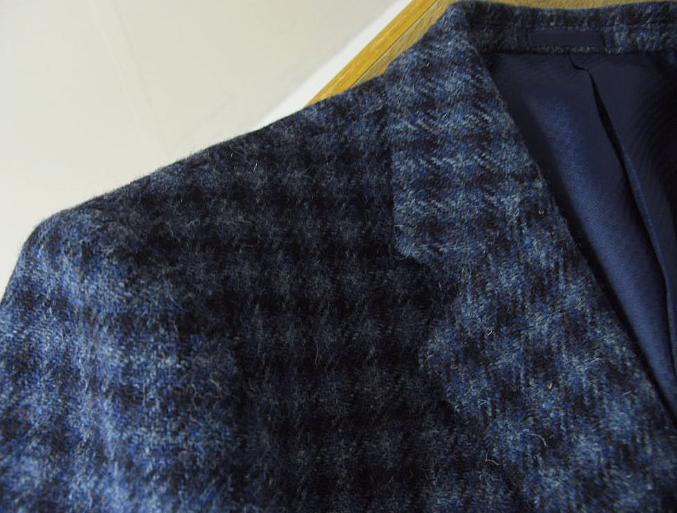 秋冬 ハリスツイード ジャケット 青系 ブロックチェック 2つボタン 高級素材 ウール100 メンズ ブレザー Oxford Classic 85 8 2つボタンジャケット 秋冬向け 2つボタンジャケット トラッドハウス フキヤ 秋冬 ハリスツイード ジャケット 青系 ブロックチェック 2つボタン 高級素材 ウール100 メンズ ブレザー Oxford Classic 85 8 2つボタンジャケット 秋冬向け 2つボタンジャケット トラッドハウス フキヤ