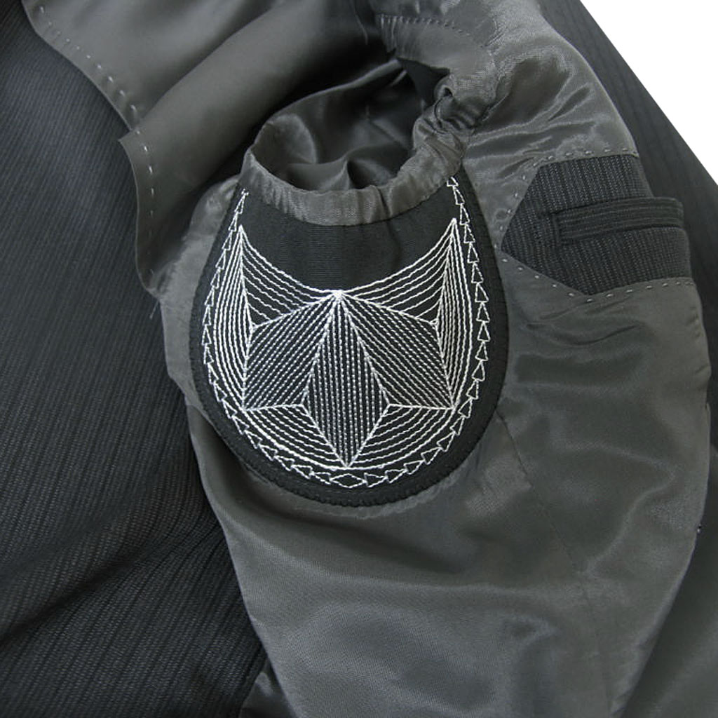 スーツ メンズ 春夏 シングルスーツ 2つボタン ミユキ(MIYUKI) 御幸 ビジネススーツ ストライプ  チャコールグレー 0223 BB4