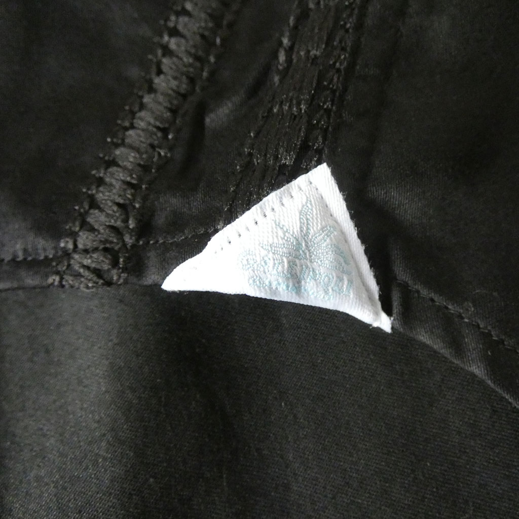 GALLIPOLI camiceria(ガリポリカミチェリア) 長袖シャツ メンズ ファンシーストライプ刺繍 ホリゾンタルカラー 綿100％ 黒  2011　L（48）サイズ