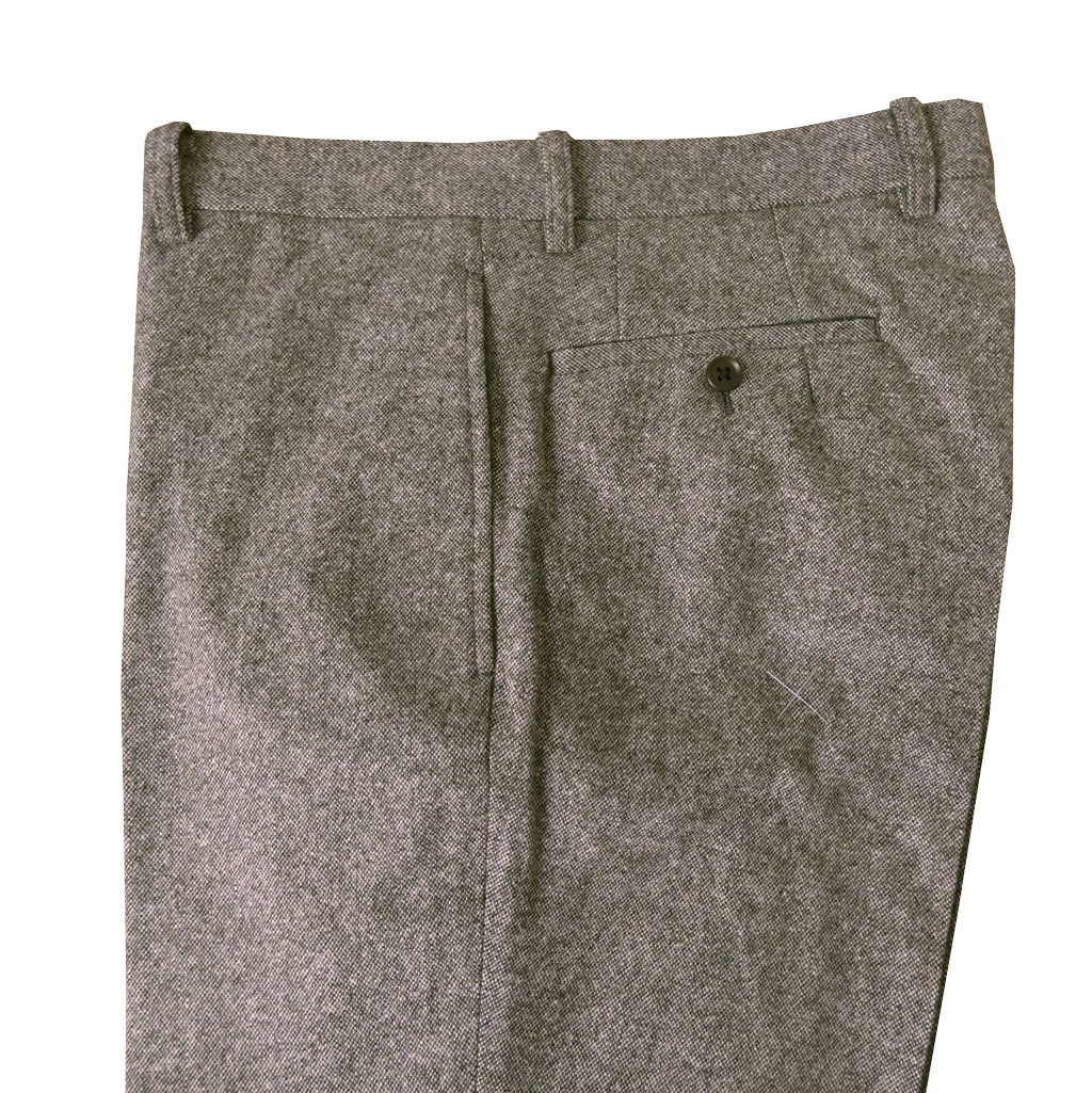 HAI-VASERON 秋冬春 ノータックパンツ ホームスパン ストレッチ ブラウン系   5233 　76cm 79cm 82cm 85cm 88cm 91cm 94cm 97cm
