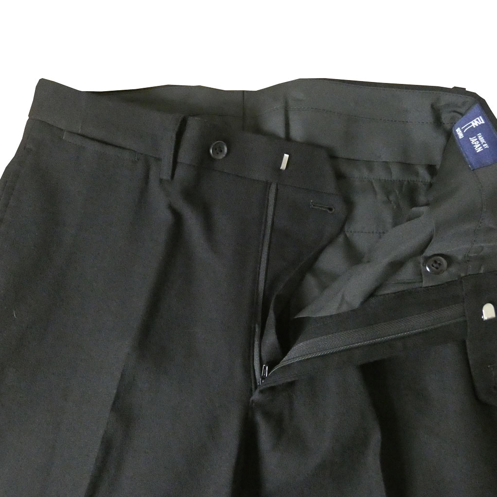 HAI-VASERON 秋冬春 ノータックパンツ ストレッチ ブラック   5103 　76cm 79cm 82cm 85cm 88cm 91cm 94cm 97cm