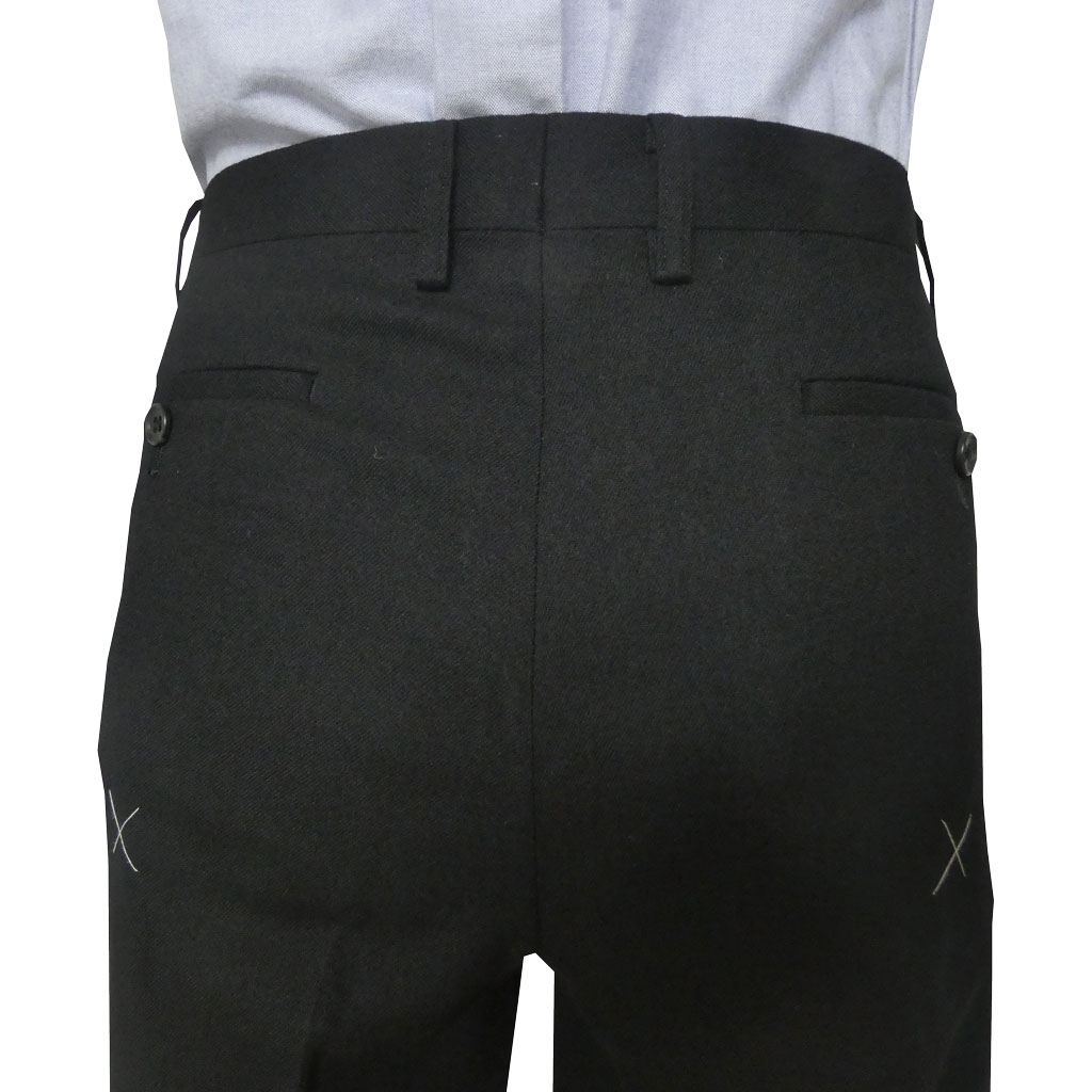 HAI-VASERON 秋冬春 ノータックパンツ ストレッチ ブラック   5103 　76cm 79cm 82cm 85cm 88cm 91cm 94cm 97cm