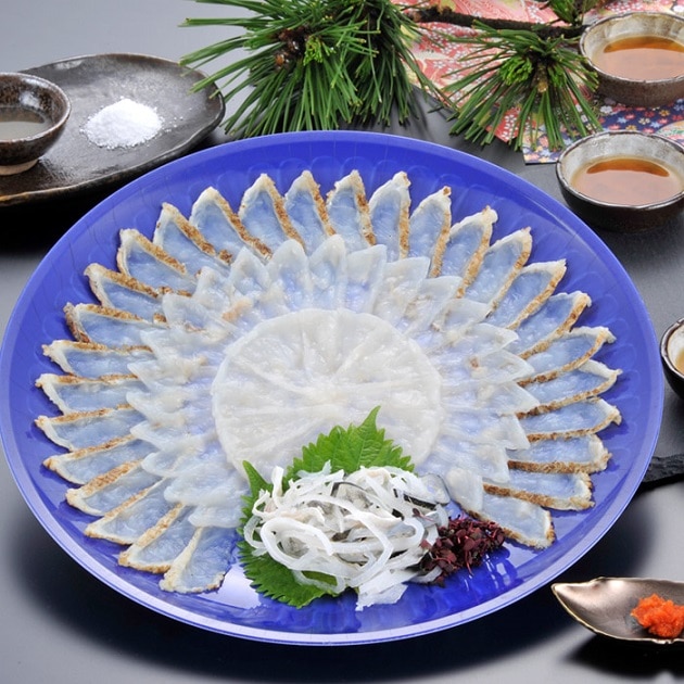 食楽庵ふる川 ふく刺し三種盛り（4人前）