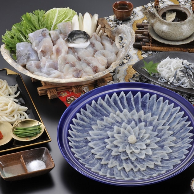 天然ふく料理コース（4人前）