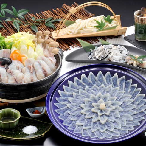 天然ふく料理コース(4人前)