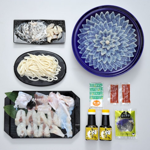 天然ふく料理コース(4人前)