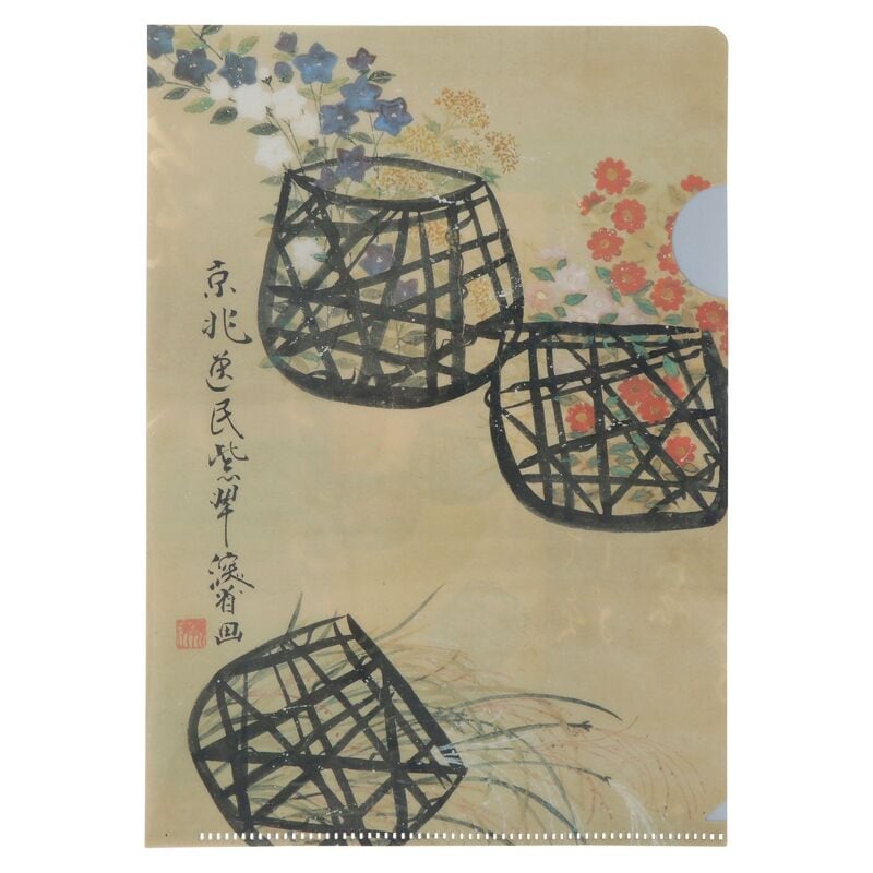 A5クリアファイル尾形乾山<花籠図>
