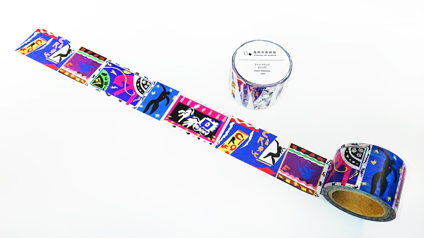 デコレーションテープ　アンリ・マティス《ジャズ》　(30㎜幅)