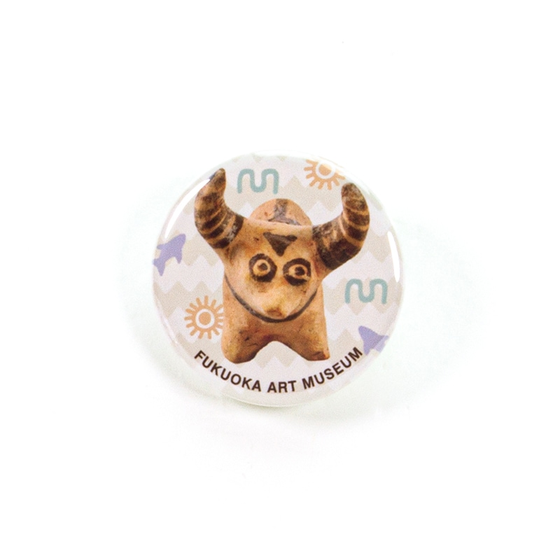 缶バッジ コブウシ土偶