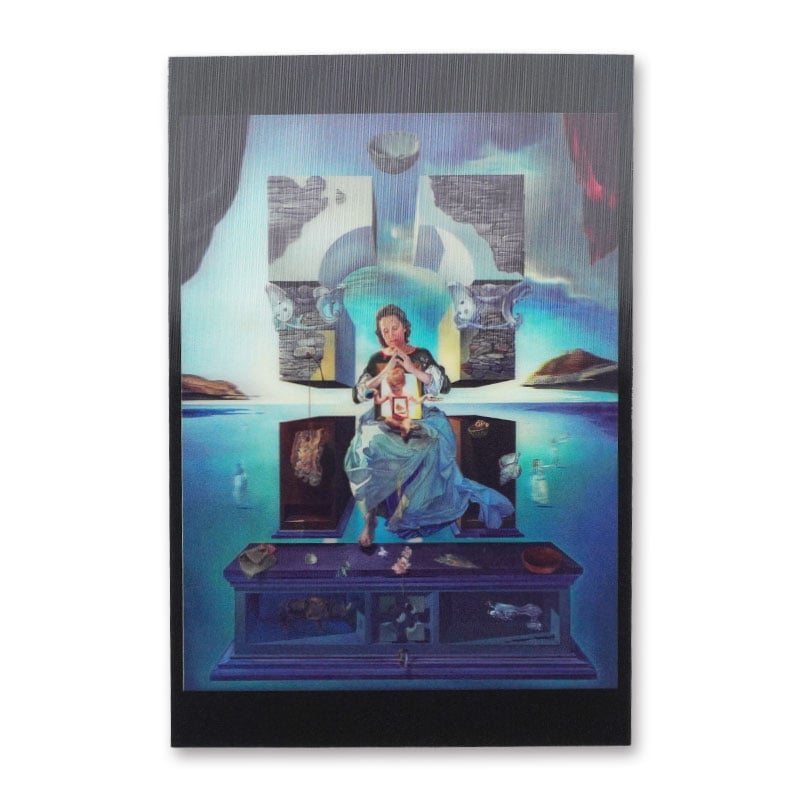 レンチキュラーポストカード　サルバドール・ダリ《ポルト・リガトの聖母》