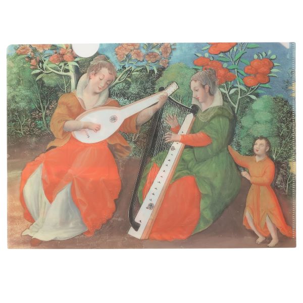 A4クリアファイル　重要文化財《泰西風俗図屏風》