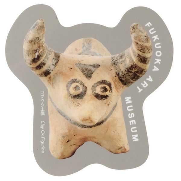 ステッカー　コブウシ土偶