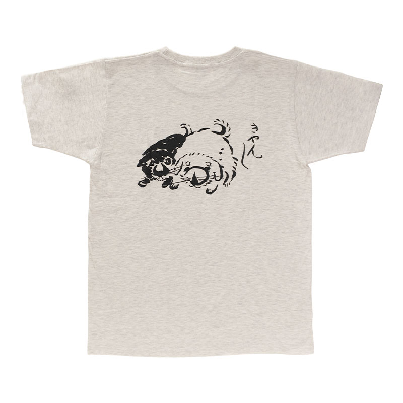 オリジナルＴシャツ 仙厓義梵《双狗図》