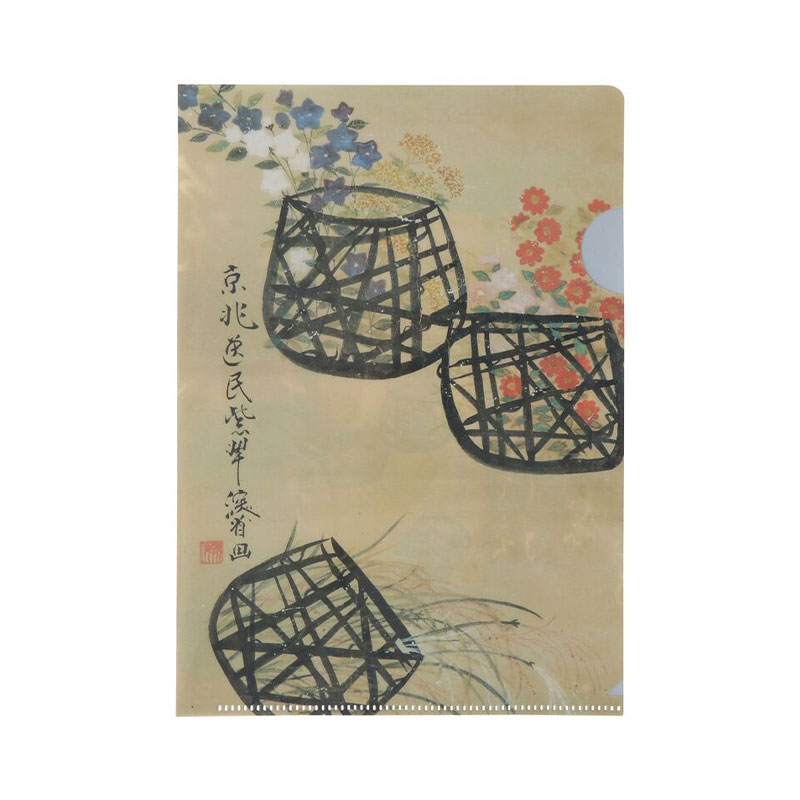 A5クリアファイル　尾形乾山　《花籠図》