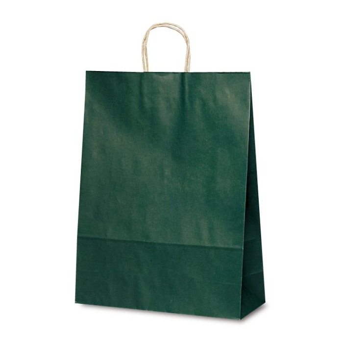 手提袋　Ｔ－１２　カラー緑　＃１４４８