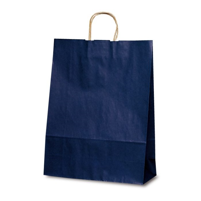 手提袋　Ｔ－１２　カラー紺　＃１４４９
