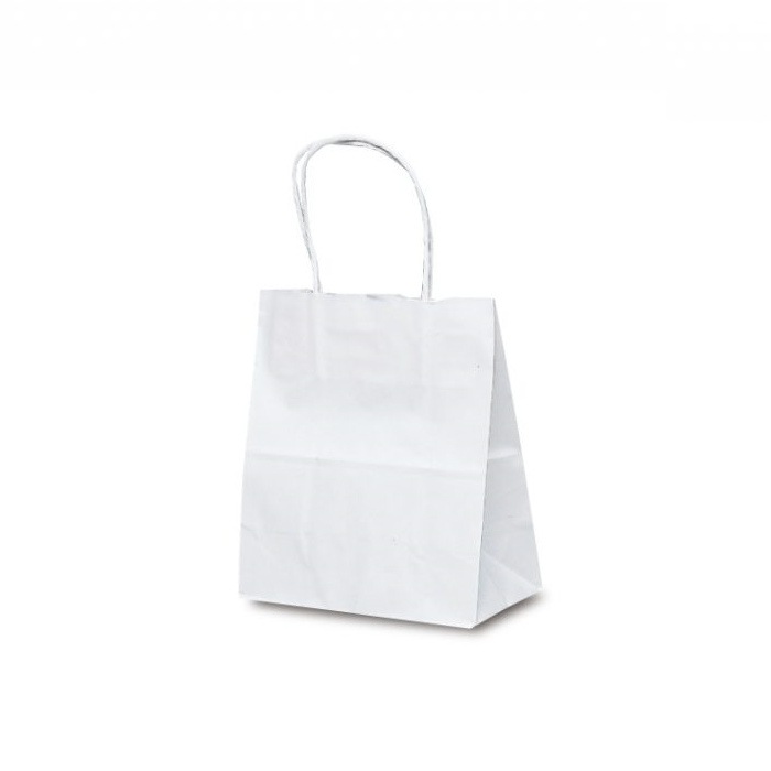 手提袋　Ｔ－１　白無地　＃１１１７
