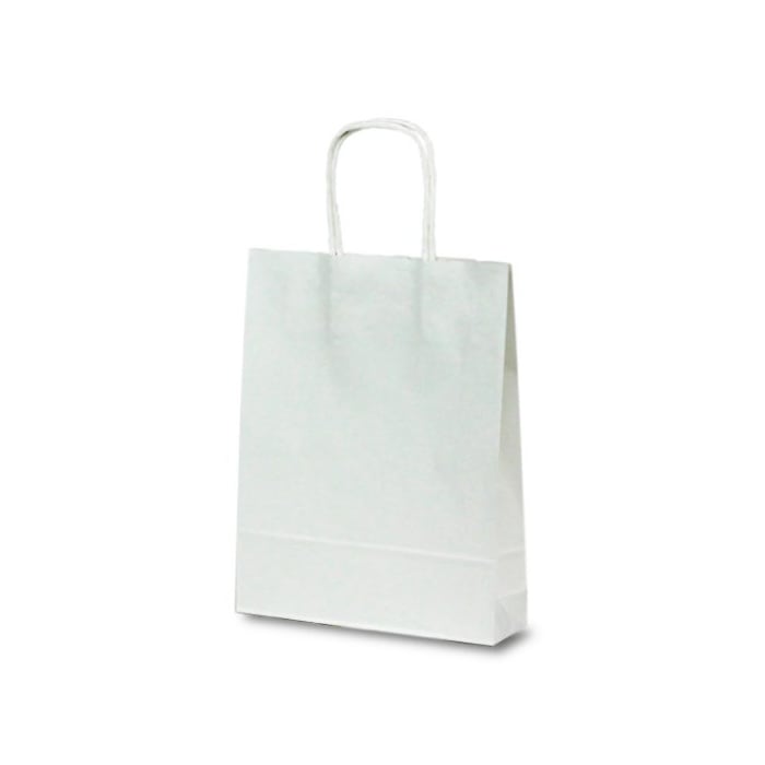 手提袋　Ｔ－Ｂ５　白無地　＃１５３８