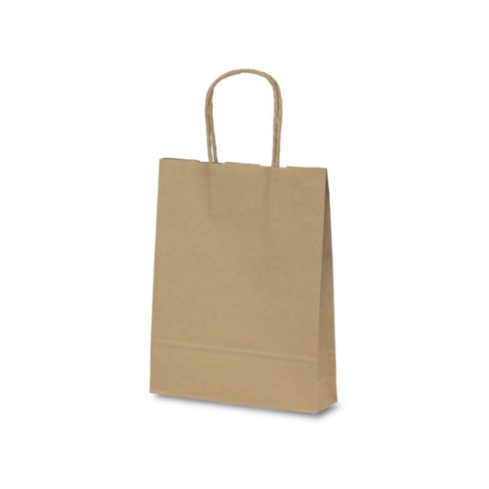 手提袋　Ｔ－Ｂ５　茶無地　＃１５３９