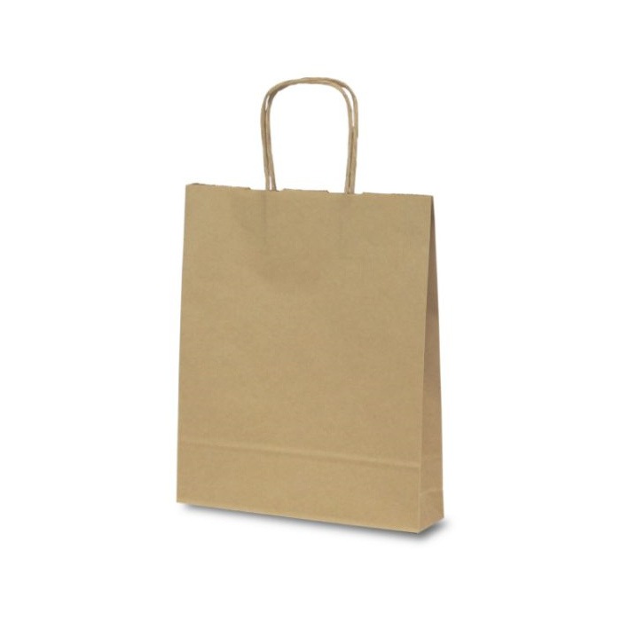 手提袋　Ｔ－Ａ４　茶無地　＃１５４１