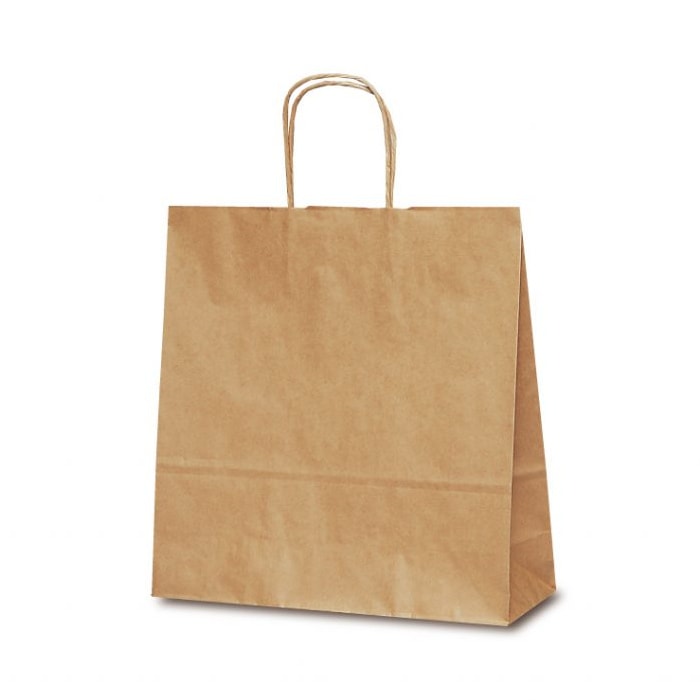 手提袋　Ｔ－６　茶無地　＃１６９６