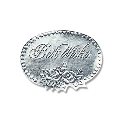 シール　ベストウィッシュ　銀　Ｍ　＃７０６６２０１