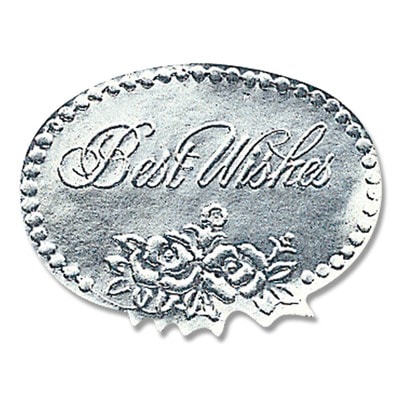 シール　ベストウィッシュ　銀　Ｌ　＃７０６６３０１