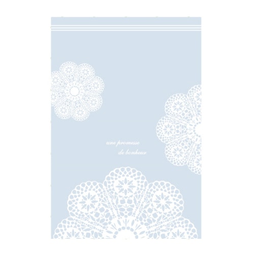 クリアバッグ　パールレース　Ｍ　＃４８２２