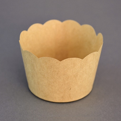 マフィンカップ　ＮＰ－８Ｆ（３５Ｈ）茶