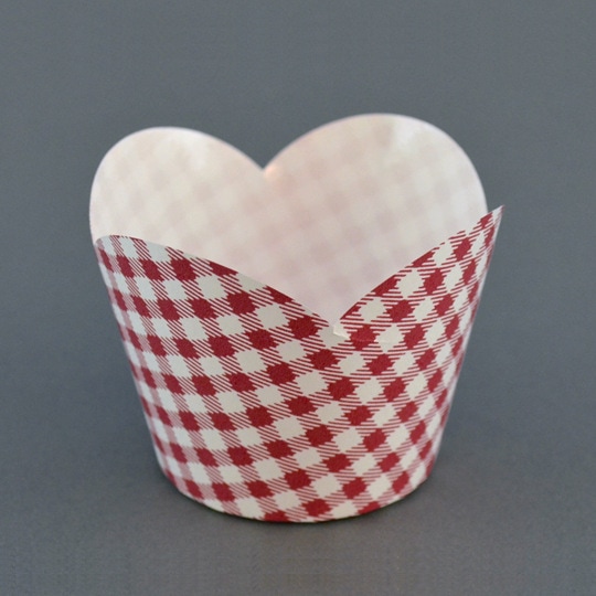 マフィンカップ　ＮＤ－５　Ｓチェックワイン　