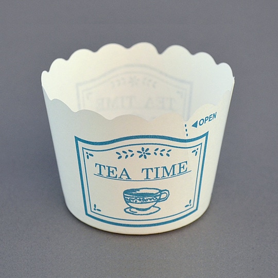 マフィンカップ　ＮＰ－６　ティータイム（晒）