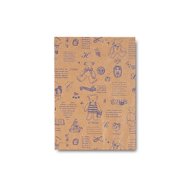 小袋　ベアコレクション　ブルー　５号　＃２７４７