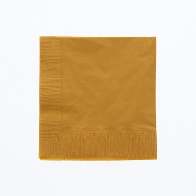 カラー２ｐｌｙナフキン　２５ｃｍ　オレンジ　＃４７１０２４３