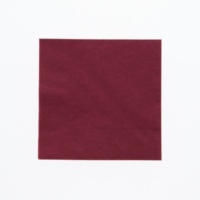 カラー２ｐｌｙナフキン　２５ｃｍ　ワインレッド　＃４７１０２４７