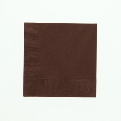 カラー２ｐｌｙナフキン　２５ｃｍ　チョコレート　＃４７１０２５０