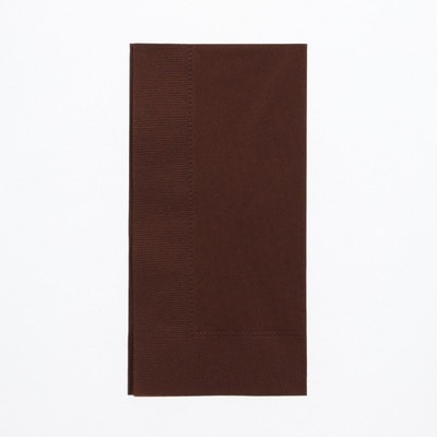 カラー２ｐｌｙナフキン　４５ｃｍ　チョコレート　＃４７１０２３１