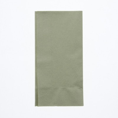 カラー２ｐｌｙナフキン　４５ｃｍ　オリーブ　＃４９７０７７０